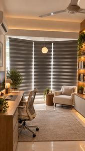 Persianas Enrollables Zebra Día y Noche de la Serie WINHOME Normal System, Distribuidores y Revendedores para Dormitorios y Salas de Estar, Personalizadas OEM ODM - Product Image 1
