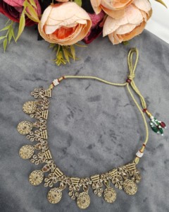 Round And Pear Cut Gemstone Necklace <b>Set</b> With Earrings And Mangtika Designer Fashion <b>Jewellery</b> Traditional Ethnic Wear Wholesale - Product Image 5