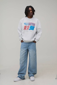 Custom Screen Printed Men's Sweatshirt Personalized Long <b>Sleeve</b> Streetwear OEM Casual Wear Custom Design Apparel Top Clothing - Product Image 6
