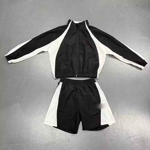 Premium Fabric Windbreaker <b>Jacket</b> and Shorts Set Lightweight Outdoor Sportswear High Quality Supplier - Product Image 3