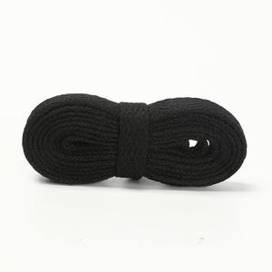 Flat Black <b>Shoelaces</b> Durable and Stylish Factory Wholesale - Product Image 1