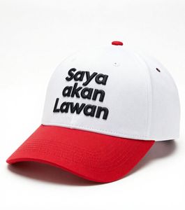 Premium White Red Baseball <b>Cap</b> with <b>Bold</b> Embroidered Typography Adjustable Unisex Casual Streetwear Fashion Hat Design for Daily - Product Image 5