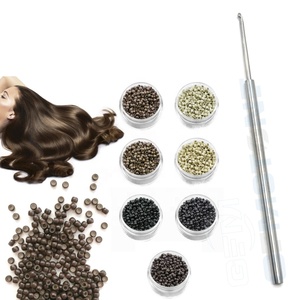 Gancho Profesional Duradero y Reutilizable para Extensiones de Cabello, Aguja de Crochet de Acero Inoxidable, Herramienta de Anillo Micro para Uso Comercial - Product Image 5