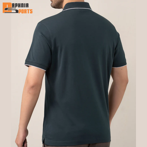 Venta Directa de Fábrica, Suéter de Punto Suave, 100% Algodón, Antiarrugas, Talla Grande para Hombre, Cuello Camisero, Diseño Personalizado, Transpirable - Product Image 5