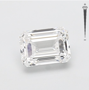 Diamante Cultivado en Laboratorio con Certificación IGI, Corte Esmeralda de 1.03 CT, Color D, Claridad VS1, CVD LG 803658277, ROYAL GEMS, Fabricación de Joyas, SUPER MAKING - Product Image 1