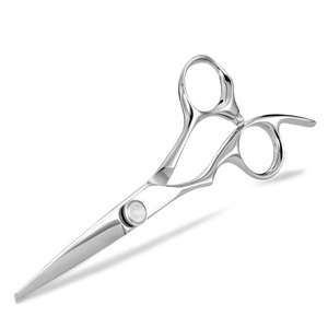 7.5inch Straight <b>Left</b> <b>handed</b> <b>Scissors</b> JAPAN 440C Steel Sharp Hardness Stainless Steel Handle Barber Shears Hair - Product Image 1