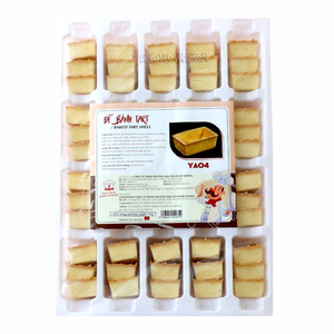Wholesale Hot Selling Shipping <b>Direct</b> Factory HALAL Baked Tart OEM/ODM <b>Bakery</b> Dessert Frozen Baked Egg Tart Shell YA04 720G Hot - Product Image 1