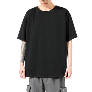 T-shirts pour hommes surdimensionnés et doux, coupe ample, style streetwear décontracté, manches courtes, tissu respirant, confortable et relaxant, mode moderne - Product Image 6