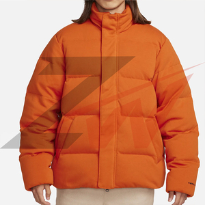 Chaqueta Cortavientos Impermeable Acolchada con Logotipo Personalizado, Chaqueta Informal con Cierre y Relleno de Plumón Cálido y Diseño de Logotipo Personalizado - Product Image 1