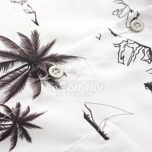 Camisas de Playa Elegantes para Hombre, Corte Holgado, Tela de Algodón Suave, Ideales para Clima Cálido y Uso Diario - Product Image 5