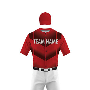 Uniforme de baseball personnalisé avec logo imprimé, couleur unie, meilleure qualité, séchage rapide et respirant, ensemble maillot et pantalon. - Product Image 5