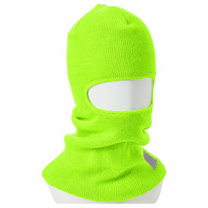 Cagoule intégrale tricotée rose fluo fluorescente, masque thermique d'hiver, cache-cou, couvre-chef de protection pour le travail en extérieur - Product Image 3