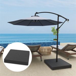 Ombrellone da Giardino Quadrato con Base in Acciaio Inox per Ristoranti, Hotel, Spiaggia o Patio di Casa - Consigliato per la Pioggia - Product Image 1
