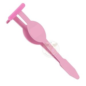 Customizable Color Japanese Stainless Steel Durable Anti-Static Smooth Tip <b>Lash</b> Applicator Tweezers Mirror Polish Beauty Eyelash - Product Image 4