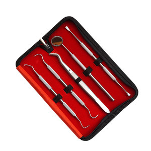 Dental Tools 5 Pcs <b>Plaque</b> <b>Remover</b> Teeth Cleaning Tools Set German Stainless Steel Hygiene Kit Instrument - Product Image 2