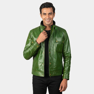 Custom Trendy Outfit Best Selling Men <b>Leather</b> <b>Jackets</b> Premium Cow Hide Made Biker Wear Men <b>Leather</b> <b>jacket</b> for men - Product Image 1
