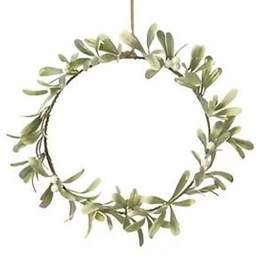 Metal Wire Fall <b>Wreath</b> With Leaves Berries Wall Hanging Indoor Christmas Decoration Traditional Style <b>Wreath</b> - Product Image 3