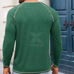 Chemise à manches courtes pour homme, coupe confortable, en tricot uni Spandex/Coton, boutonnée, décontractée, tissu à séchage rapide, pour événements et clubs, OEM - Product Image 6