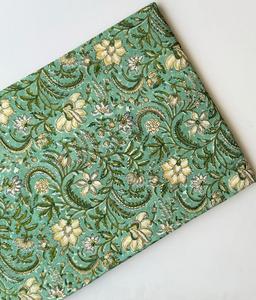 ผ้าฝ้ายเนื้อนุ่มพิมพ์ลายดอกไม้ด้วยมือแบบขายส่ง สำหรับสิ่งทอภายในบ้านและชุดเดรส สำหรับทำเสื้อเชิ้ต - Product Image 1