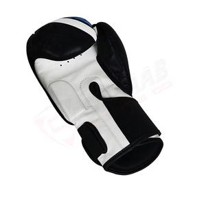 Gants de sport d'entraînement de boxe en cuir PU pour enfants et adultes, imprimés sur mesure, respirants, à rayures patchwork de différentes couleurs - Product Image 6