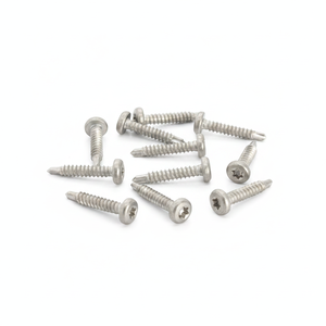 PDC <b>Pan</b> Head Stainless Steel (304/316/410) Self-Drilling Screws Class 8 Grade Natural Finish Metric Inch Phillips Drive Standard - Product Image 1