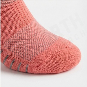 Coral Athletic <b>Crew</b> <b>Socks</b> With Geometric Pattern Breathable Polyester Spandex Running Support <b>Socks</b> For Adults Summer - Product Image 5