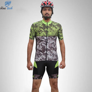 Ensemble de maillots de cyclisme personnalisés avec logo pour hommes, vêtements de vélo respirants, uniforme de VTT et de vélo de route, tissu à séchage rapide, impression par transfert par sublimation - Product Image 3