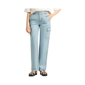 Jeans de Mujer, Corte Slim, Estilo Casual, Ajustados, Transpirables, con Frente Plano, Servicio OEM para Pantalones Vaqueros Personalizables - Product Image 1