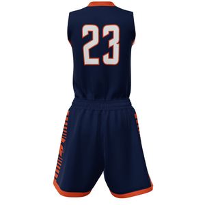 Ensemble de maillots de basket personnalisés par sublimation, sans manches, séchage rapide, uniforme d'équipe, vêtements de sport, fabricant OEM ODM, vente en gros - Product Image 4