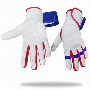 Gants de frappe de baseball et de softball professionnels réglables, confortables, respirants, légers, durables, en cuir de vachette Cabretta - Product Image 3
