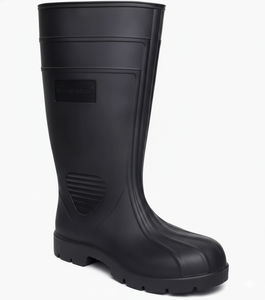 Botas de Seguridad Negras de PVC Anti-Impacto y Antideslizantes - Product Image 2