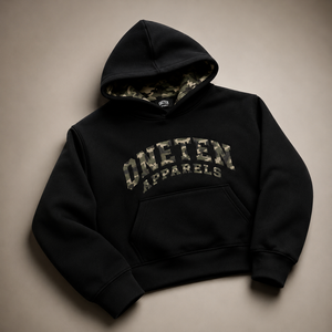 Sweat à capuche noir oversize pour homme avec lettres appliquées, fermeture éclair, en molleton épais respirant, style streetwear, logo personnalisé, 100 % coton, automne - Product Image 4