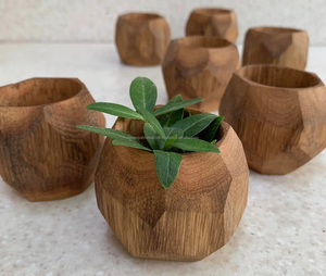 Pot de fleurs en bois de qualité supérieure pour la maison et le jardin, jardinière en bois pour décoration de mariage en plein air à bas prix - Product Image 5