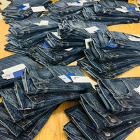 Lote de Ropa para Hombre, Mujer y Niño, Pantalones Vaqueros Ajustados y Rectos, Rasgados, de Marca, Exceso de Inventario, Casuales, de Algodón, Elastano y Denim