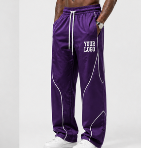 Custom Logo Nylon Track Pants for <b>Men</b> Quick Dry Nylon Joggers Casual Track Pants Nylon Pants for <b>Men</b> - Product Image 4