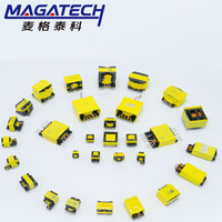Transformateur électronique à noyau de ferrite haute fréquence EE10 EE13 EE14 par Magtech avec certification ISO9001, haute efficacité énergétique
