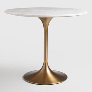 Mesa de Centro de Diseño Premium con Elegante Superficie de Mármol Natural y Estructura Metálica Contemporánea para Hogares de Alta Gama - Product Image 2