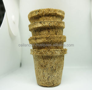 100% Natural Biodegradable organic Premium Quality Eco Friendly Coir Pots Sri Lanka Manufacture & Export Ideal For Agriculture - Product Image 4