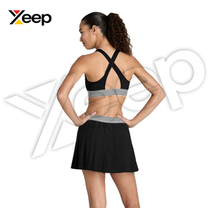 XEEP สปอร์ตบราโยคะคุณภาพสูงสำหรับผู้หญิง รุ่น XC-SB-07 ระบายอากาศได้ดี สายปรับได้ แผ่นรองถอดออกได้ รองรับได้ดี แห้งเร็ว - Product Image 4