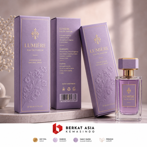 Custom <b>Lavender</b> Luxury <b>Perfume</b> Box OEM MOQ 1000pcs - Product Image 1