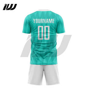 ชุดฟุตบอลผู้ชาย ผ้าโพลีเอสเตอร์ 100% คอกลม แขนสั้น เป็นมิตรกับสิ่งแวดล้อม ยืดหยุ่น ระบายอากาศได้ดี เหมาะสำหรับฟุตบอล - Product Image 3