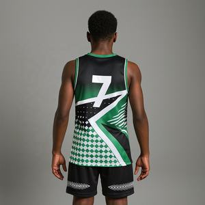 Camiseta de Baloncesto Ligera Personalizada, Talla Grande, Transpirable, Antibacteriana, 100% Poliéster, Diseño Liso y Cómodo, en Oferta - Product Image 5