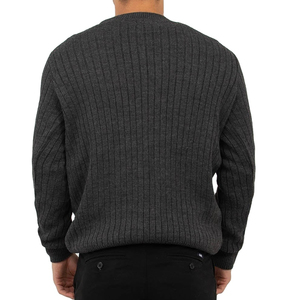 Patchwork Trim Anti-Pilling Unisex Custom Logo Wool Winter <b>Men's</b> <b>Vest</b> <b>Knitted</b> Sweater - Product Image 3