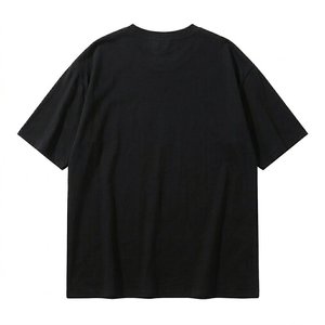 เสื้อยืดโอเวอร์ไซส์ทรงหลวมไหล่ตกสำหรับผู้ชาย สุดฮิต ผ้าคอตตอนหนา พิมพ์โลโก้ตามสั่ง ขายส่งจำนวนมาก สินค้าสำหรับฤดูร้อน - Product Image 2