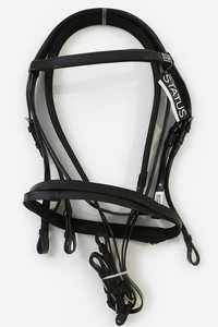 BLUHORSE BH-4043 Bridon de course Full Cob avec boucles en acier inoxydable, rênes à poignée en caoutchouc, matériau PVC 100% imperméable - Product Image 6