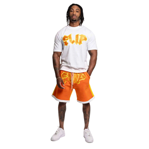 T-shirt en coton streetwear personnalisé avec short assorti, ensemble de survêtement de sport et short 2 pièces pour homme - Product Image 5