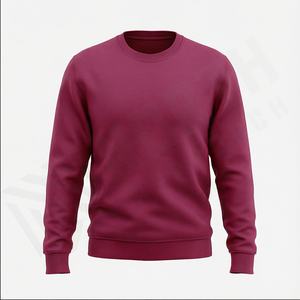 Sudadera con Capucha de Felpa Gruesa para Hombre, Estilo Jersey con Cierre, Cuello Redondo, Talla Grande, Personalizable para Diseño, Invierno, Antiarrugas - Product Image 2
