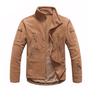 Veste d'extérieur en polaire pour homme, épaisse, chaude, thermique, pour le camping, en micro-polaire, vêtements d'hiver avec poches zippées - Product Image 4