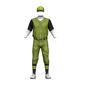 Uniforme de Béisbol Personalizado al por Mayor, 100% Poliéster, Secado Rápido, Sublimación Vibrante - Product Image 3