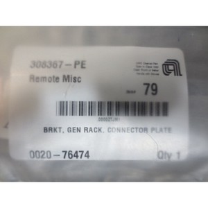 AMAT 0020-76474 BRKT, GEN <b>RACK</b>, CONNECTOR <b>PLATE</b> - Trusted Global Legacy Semiconductor Equipment and Parts at - Product Image 1